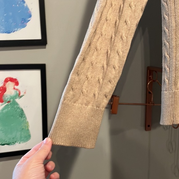 LOFT Cable Knit Cardigan - Picture 4 of 8